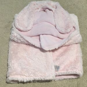 Hooded baby blanket